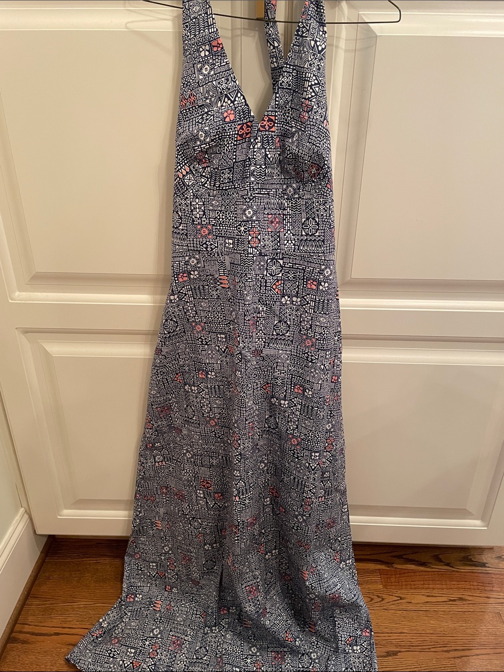 Tori Richard halter maxi dress sz 8